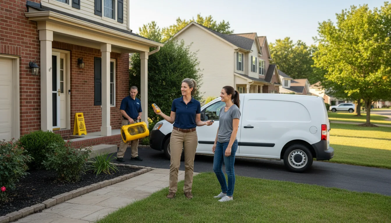 Residential water damage restoration in Waldwick, NJ